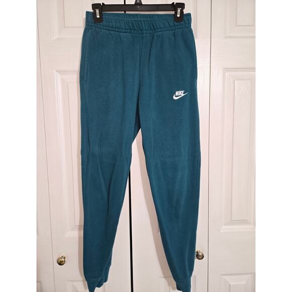 Nike small men's emerald green jogger style sweatpants - Picture 1 of 8